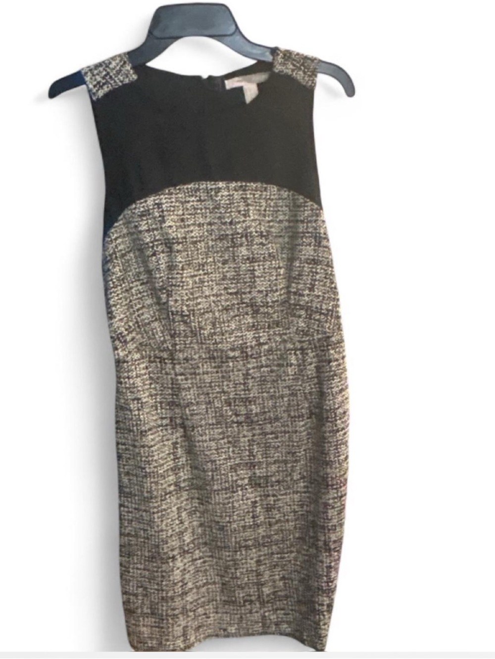 Forever 21 Black and Gray Tweed Sheath Dress